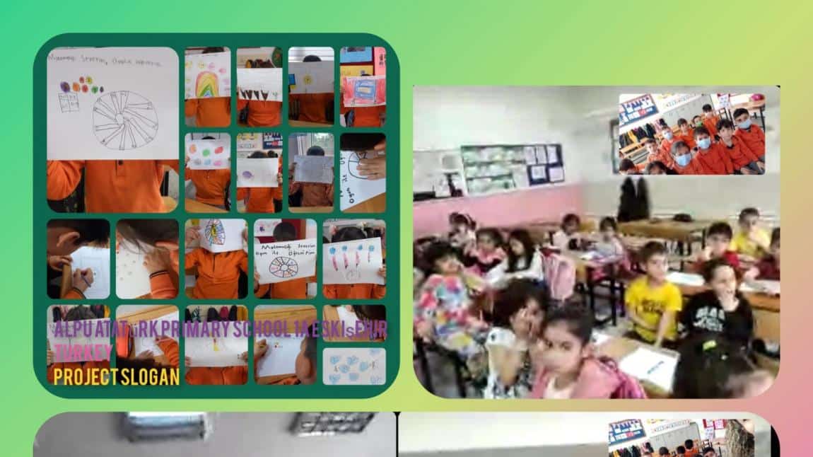 Alpu Atatürk İlkokulu 1A sınıfı Öğrencileri Game's Of Math eTwinning Projesinin Karışık Okullar Çalışması 